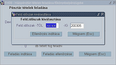 Feldolgozsi idszak ellenrzse
